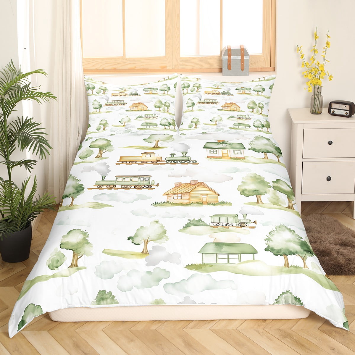 Rustic Train Duvet Cover Set GFTONL4425 main image 1