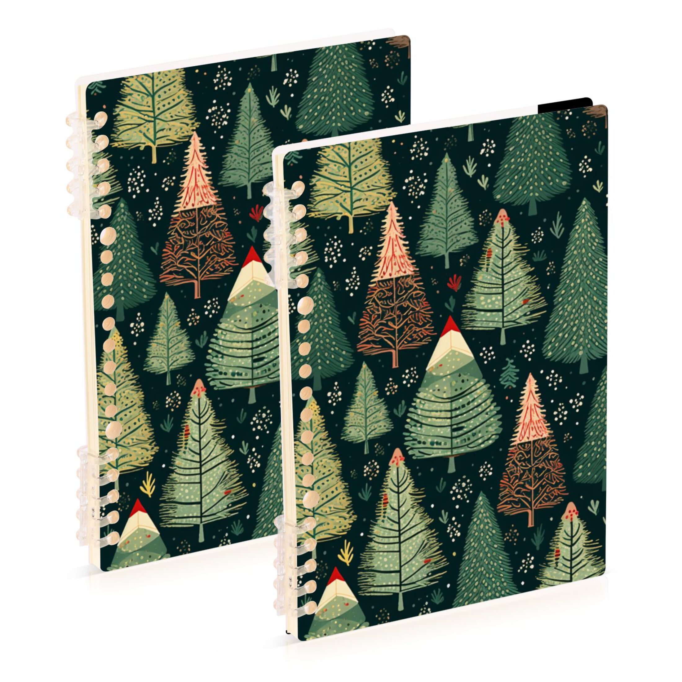 Rustic Notebook Page Rustic Trees Ring Binder Notebook Journey Note Diary College Ruled ...