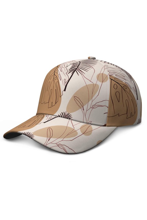 Rustic Tribal Adjustable Cap – Earthy Boho Dad Hat for Men Women, Breathable Lightweight Baseball Cap