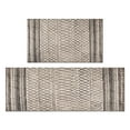 thumbnail image 1 of Rustic Tribal Black & White Farmhouse Moroccan Throw Rug - Soft, Low-Pile, Non-Slip & Washable Kitchen Rug with Rubber Backing - Perfect for Entry & Front Doors, 1 of 7