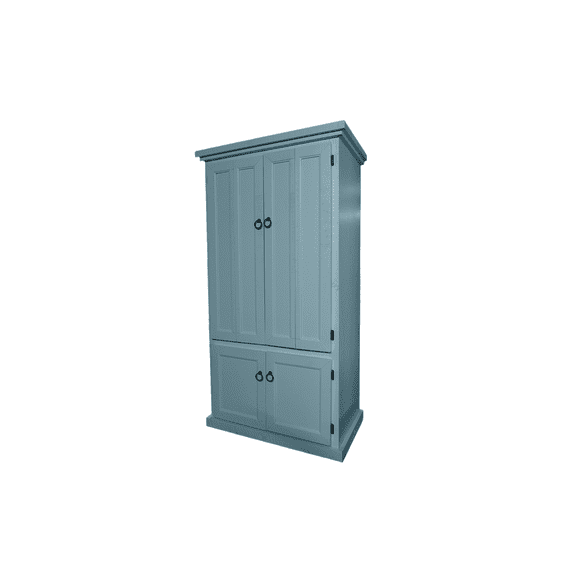 Rustic Two Tone Computer Armoire Desk - Walmart.com