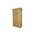thumbnail image 1 of Rustic Two Tone Computer Armoire Desk, 1 of 1