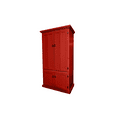 thumbnail image 1 of Rustic Two Tone Computer Armoire Desk, 1 of 1