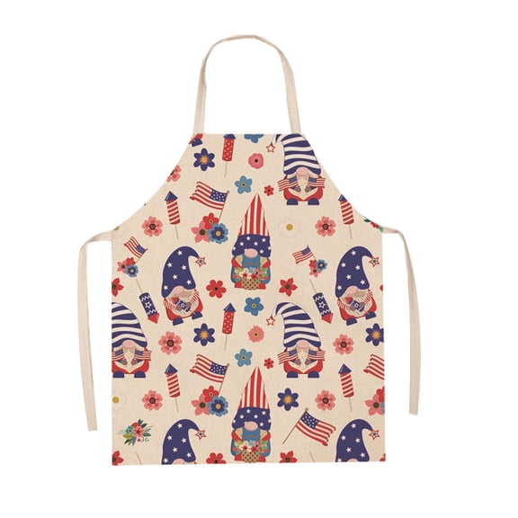 Rustic USA Flag Vintage American Patriotic US Flags Apron, Clearance, Bib Apron with Adjustable Neck for Men Women, Suitable for Home Kitchen Cooking Waitress Chef Grill Bistro Baking BBQ(J) Apron