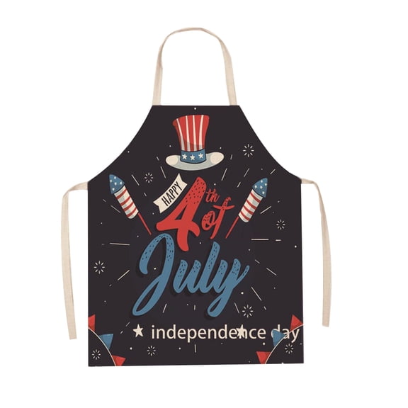 Rustic USA Flag Vintage American Patriotic US Flags Apron, Clearance, Bib Apron with Adjustable Neck for Men Women, Suitable for Home Kitchen Cooking Waitress Chef Grill Bistro Baking BBQ(A) Apron
