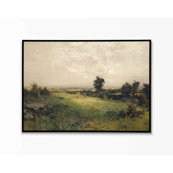 Rustic Valley Landscape Scenic Mountain View Nature Poster Art Unframed Paper Print
