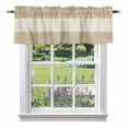 thumbnail image 1 of Rustic Vintage Kitchen Curtain Valances for Windows Farmhouse Short Curtains, Farmhouse Countryside Linen Texture Rod Pocket Valance Curtain for Bedroom Cafe Living Room 60"x18", 1 of 8