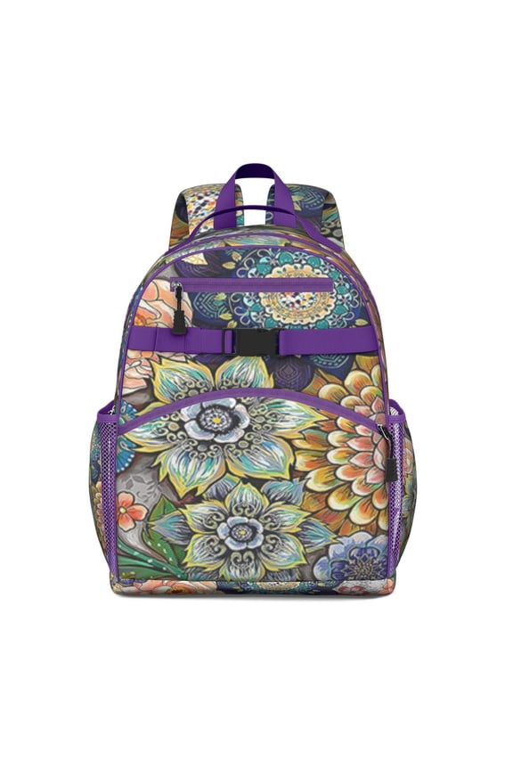 Rustic Vintage Students Backpack Faded Style Toddler Book Bag, Water-Resistant, Adjustable Straps, Ideal for Students & Students