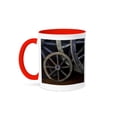 thumbnail image 1 of 3dRose, Rustic wagon wheels on movie set, Cuba, 15oz Two-Tone Red Mug, 1 of 7