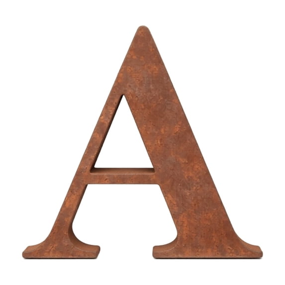 Rustic Wall Letters - Vintage Rusted English Metal Decor - Farmhouse Home Wall Art Hanging Sign