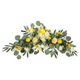 thumbnail image 1 of Rustic Wedding Arch Floral Lemon Swag Door Hanging Silk Garland Decor Artificial Flower Lemon Swag for Wedding Home Lintel Wall, 1 of 8