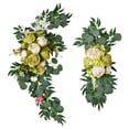 thumbnail image 1 of Rustic Wedding Arch Flower Flower Arrangement Centerpiece Garland Silk Flower Handmade Greenery Hanging Floral Swags for Bedroom window, 1 of 8