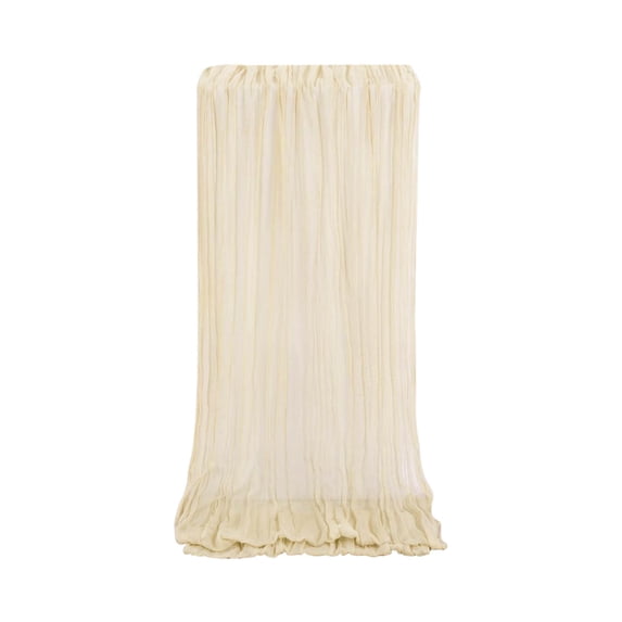 Rustic Wedding Decor Pleated Gauze Table Runner for Weddings, Parties, and Holiday Table Decorations