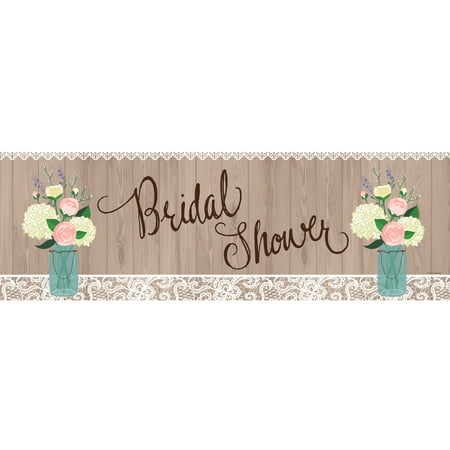 Rustic Wedding Giant Bridal Shower Banner