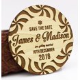 thumbnail image 1 of Rustic Wedding Save the Date Wooden Magnet 20 Custom Engraved Wooden Magnet Personalized Gift, 1 of 2