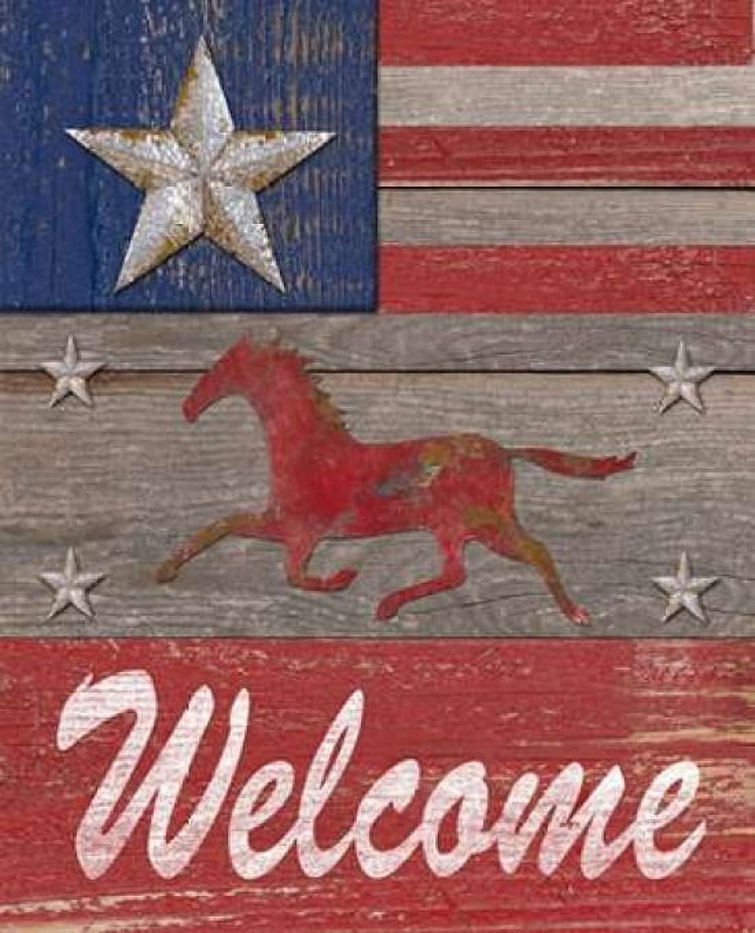 Rustic Welcome Canvas Art - Sam Appleman (20 x 24)