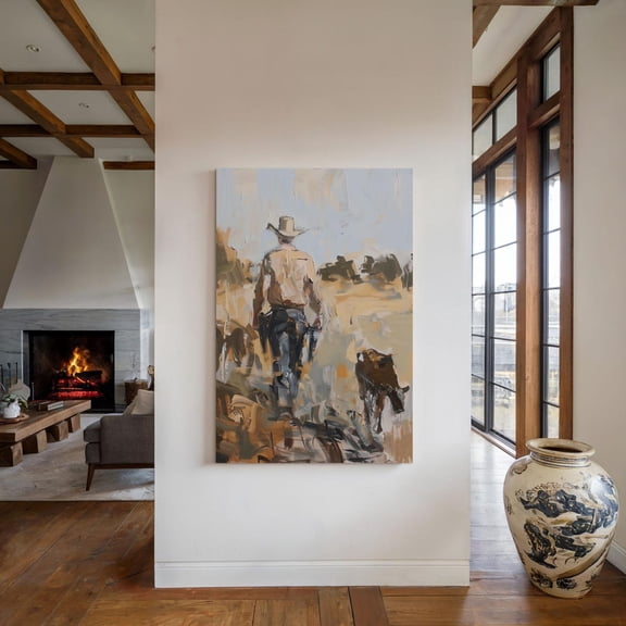 Rustic Western Print, American West Art,Western Room Decor, Vintage Cowboy, Western Cowboy Print, Southwest Wall Art, Poster, Unframed Poster Size 8x12 F03.1.15l1144