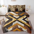 thumbnail image 1 of Rustic Western Queen Comforter Set 7 Piece Men,Southwestern Boho Aztec Bedding Set Farmhouse Cowhide Bed In A Bag Farm Animal Geometric Bed Set, 1 of 5