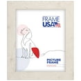 thumbnail image 1 of 7x9 Picture Frame, White Bauhaus 125 Style 26012, 1.25 Inch MDF with Glass, Wall Display, 1 of 4