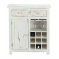 thumbnail image 1 of Rustic White Wine Cabinet with Two Drawers, 1 of 4