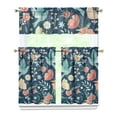 thumbnail image 1 of Rustic Wildflower Curtains 36 Inch - 3 Panel Farmhouse Bohemian Set with Vintage Floral Design, Rod Pocket, 1 of 6