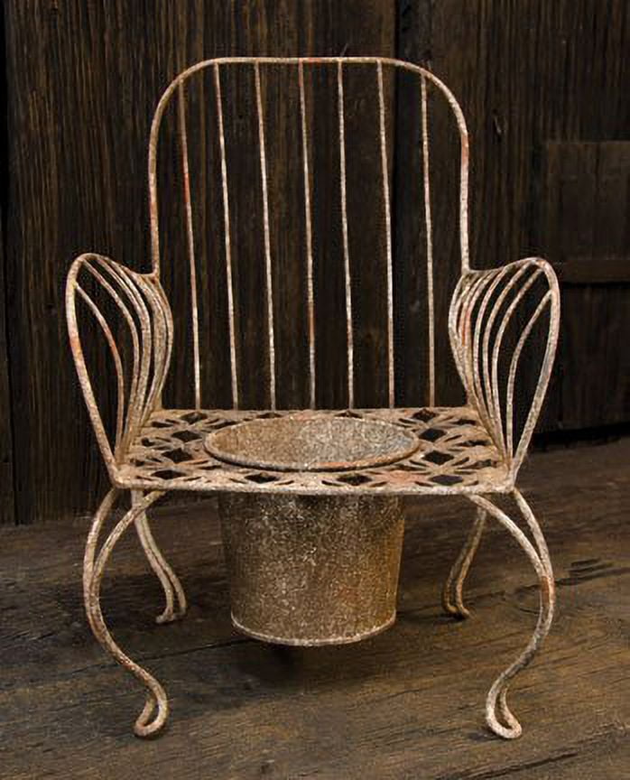 Wire bucket chair sale
