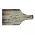 thumbnail image 1 of Rustic Wood Cutting Board, Arrangement with Planks Earthy Toned Image Old Weathered Look Print, Decorative Tempered Glass Cutting and Serving Board, in 3 Sizes, by Ambesonne, 1 of 2