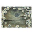 thumbnail image 1 of Rustic Wood Cutting Board, Composition with Fresh Spring Season Daisies Blossoming Nature Foliage Design, Decorative Tempered Glass Cutting and Serving Board, in 3 Sizes, by Ambesonne, 1 of 2