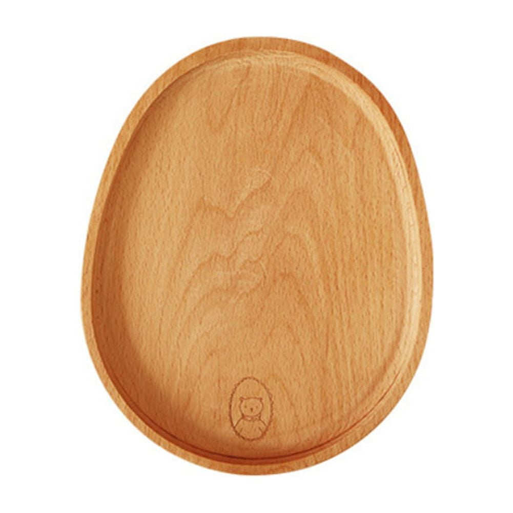 Rustic Wood Decorative Tray Farmhouse Wooden Tray Serving Round Tray