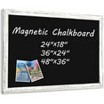 thumbnail image 1 of Rustic Wood Framed Magnetic Chalkboard 36" x 24" Large Hanging Chalk Board Sign Non-Porous Wall Blackboard for Wedding Kitchen Restaurant Menu and Home included Chalk Markers Magnets, 1 of 11