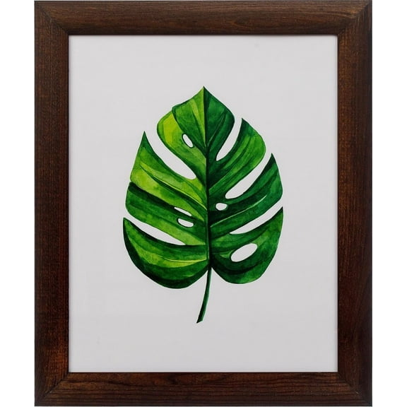 Rustic Wood Picture Frame 16x20 – Solid Pine Distressed Wooden Poster Photo Frame for Wall Hanging Display, Dark Brown