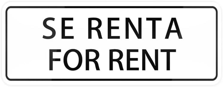 Rustic Wood Plaque Sign Se Renta for Rent Main Official Sign ...
