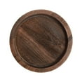 thumbnail image 1 of Rustic Wood Serving Tray - Vintage Wooden Fruit Tray Tabletop Decoration,Wooden Round Decorative Serving Tray, Candle Holder, Ottoman Tray for Kitchen, Kitchen Counter, Home Décor for Coffee Table, 1 of 6