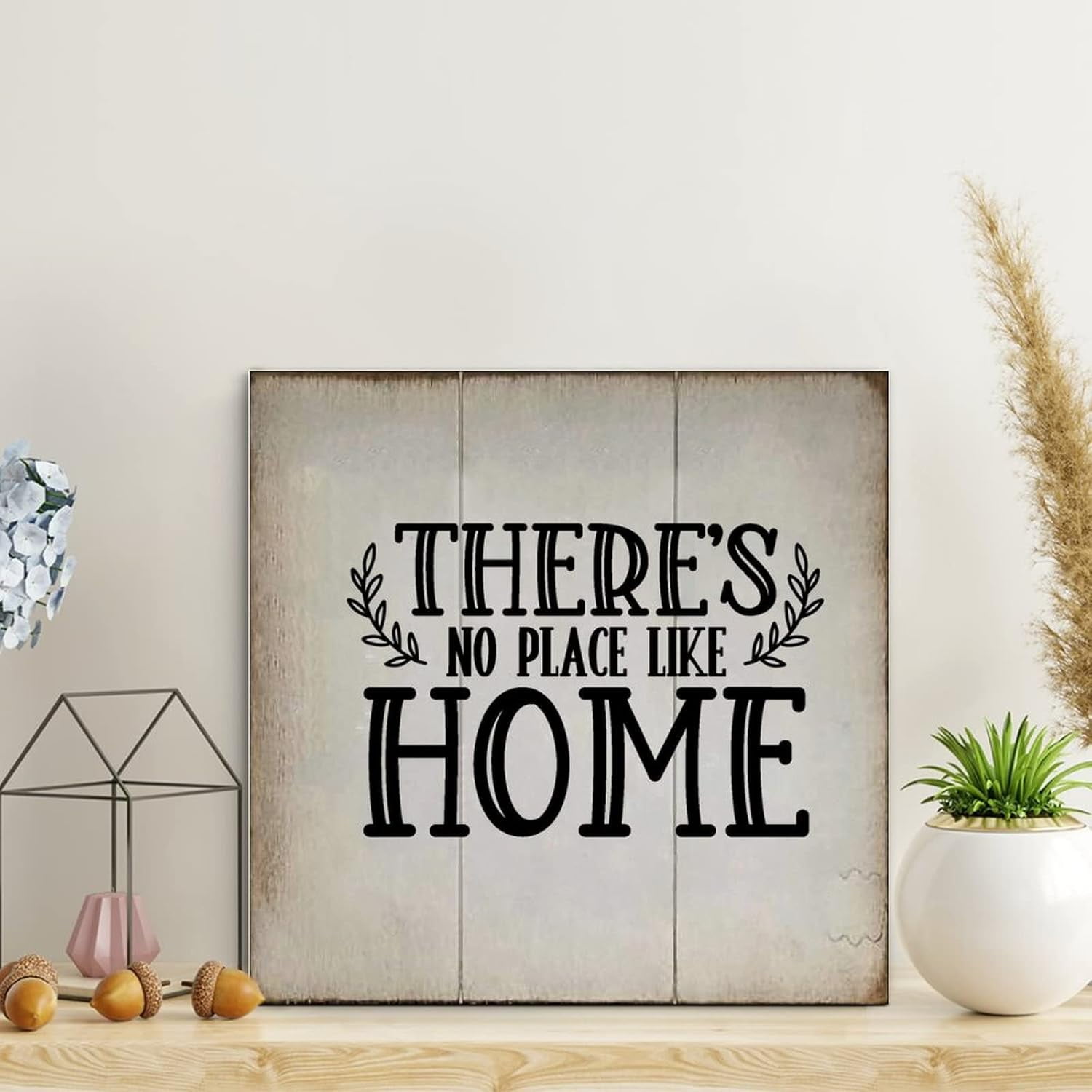 Rustic Wood Signs There'S No Place Like Home Wooden Sign Rustic Wall ...