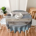 thumbnail image 1 of Rustic Wood Texture Round Tablecloth 60 Inch, Farmhouse Decorative Holiday Home Party Table Cloth for Kitchen Dining Picnic Indoor Outdoor, 1 of 6