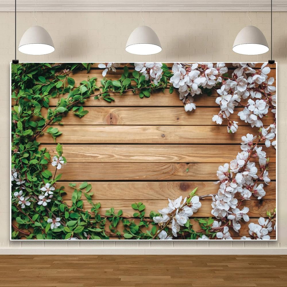 Rustic Wood Wall Wedding Flowers Backdrop Vintage Wooden Board Texture ...