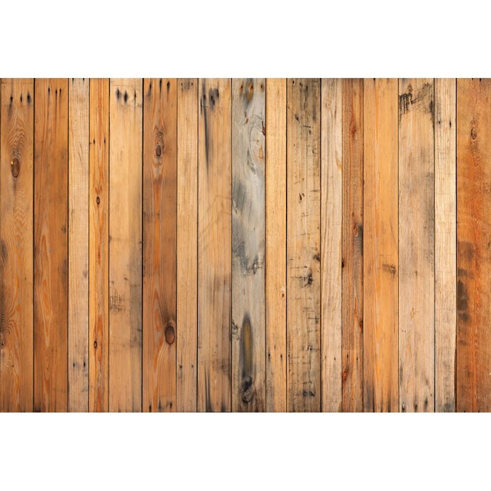Rustic Woode Wall Photography Backdrop Brown Wooden Background Baby
