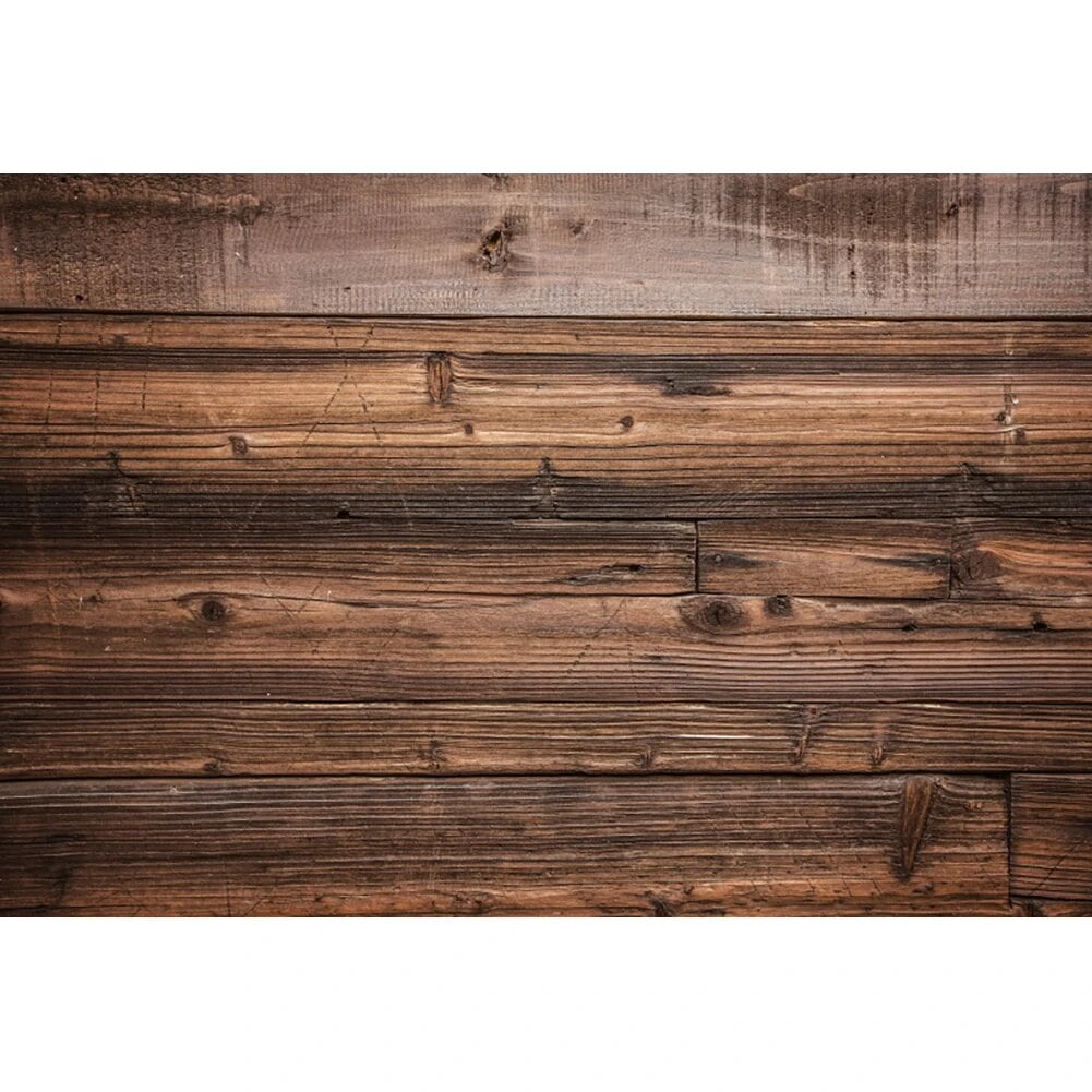 Rustic Woode Wall Photography Backdrop Brown Wooden Background Baby