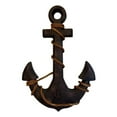 thumbnail image 1 of Rustic Wooden Anchor Nautical Themed with Rope Crosses Wall Art Decor, 1 of 6