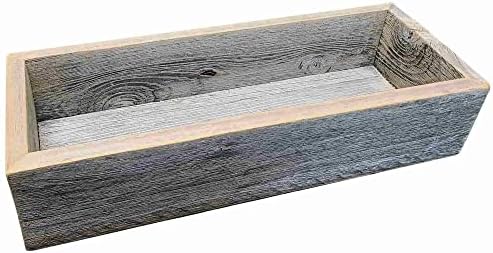 Rustic Wooden Box for Centerpiece made in the USA with real reclaimed ...