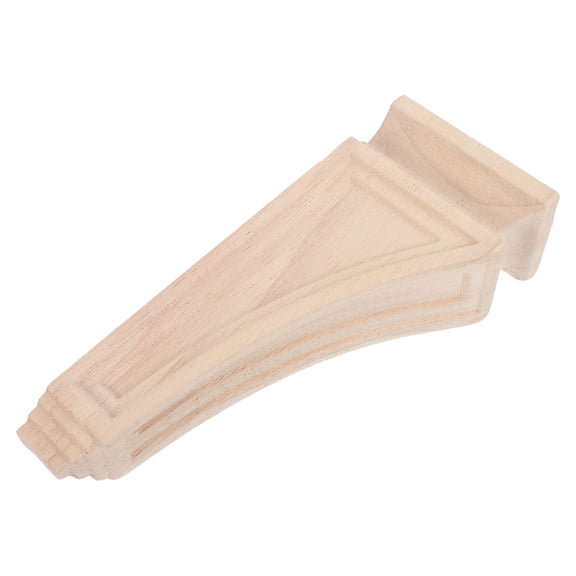 Rustic Wooden Corbel Floating Mantle Bracket with Sturdy Wall Mounted Design