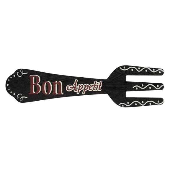 Rustic Wooden Fork Shaped Decorative Wall Plaque