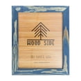 thumbnail image 1 of Rustic Wooden Picture Frame 11x14 - Natural Solid Eco Distressed Wood for Wall Mounting Photo Frame - Navy Blue, 1 of 7