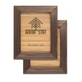 thumbnail image 1 of WOOD SIDE ORBIS Distressed Farmhouse Wooden Picture Frame, 5x7 Inch, Set of 2, Brown Wenge, 1 of 7