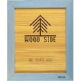 thumbnail image 1 of Rustic Wooden Picture Frame 9x12-100% Natural Solid Eco Distressed Wood for Wall Mounting Photo Frame - Blue Turquoise, 1 of 6