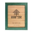 thumbnail image 1 of Rustic Wooden Picture Frame 9x12 - 100% Natural Solid Eco Distressed Wood for Wall Mounting Photo Frame - Green, 1 of 6