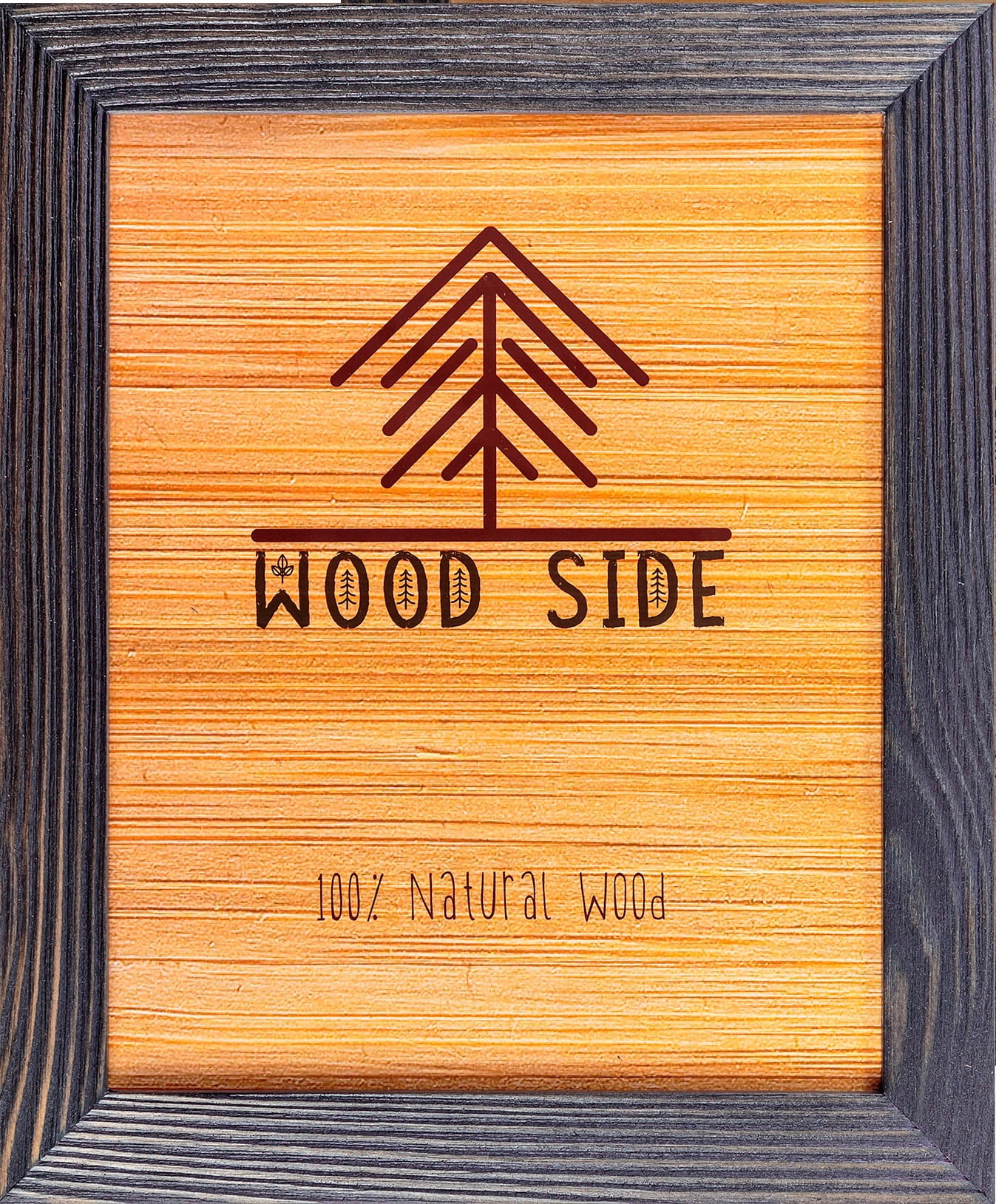 Rustic Wooden Poster Picture Frame 16x20 - Natural Solid Eco Distressed