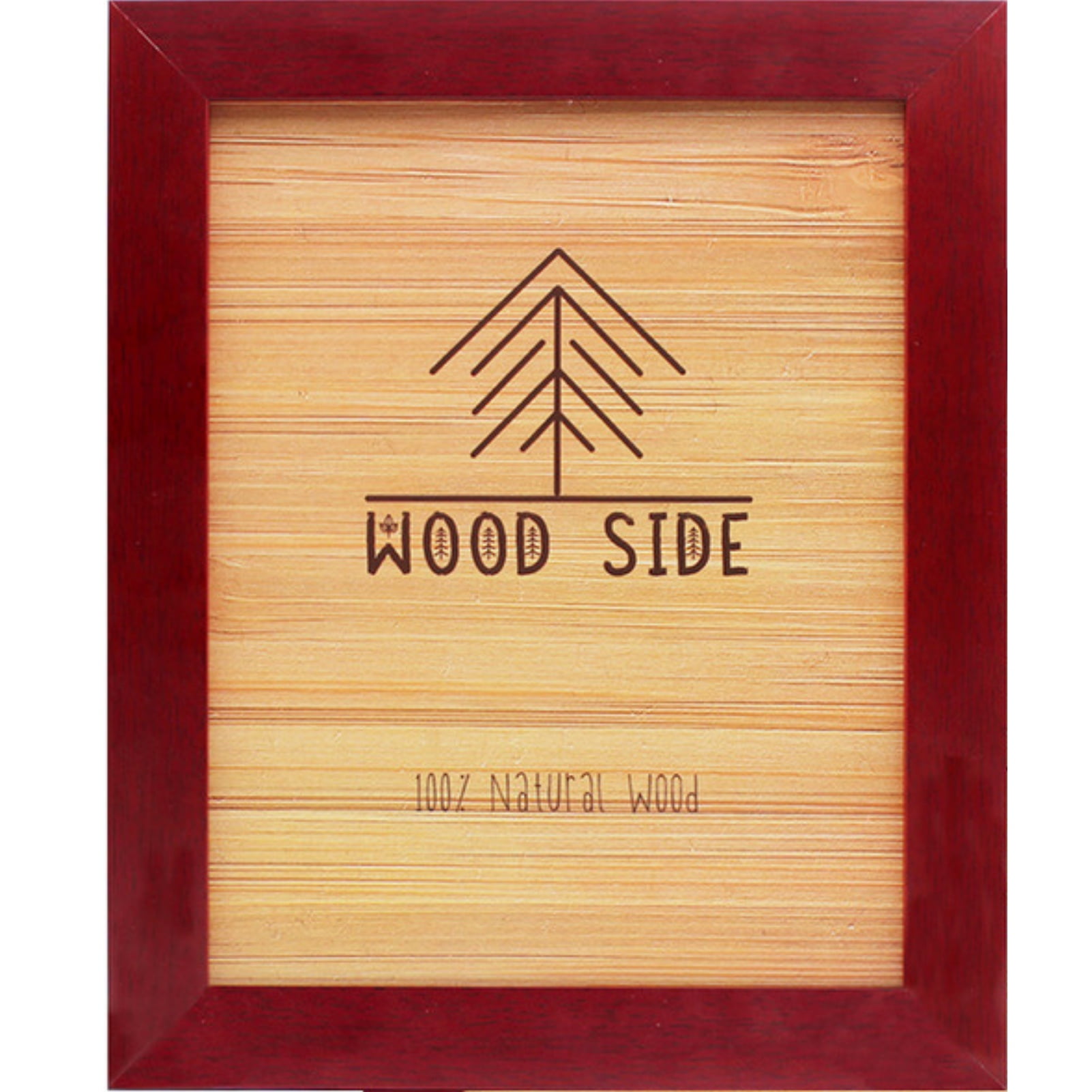 Rustic Wooden Poster Picture Frame 16x20 Natural Solid Eco Distressed Wood for Wall Mounting