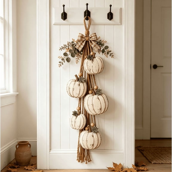 Rustic Fall Gate Door Hanger Pumpkin Rustic Farmhouse Fall Decor - Walmart.com