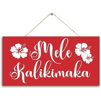 Mele Kalikimaka Sign
